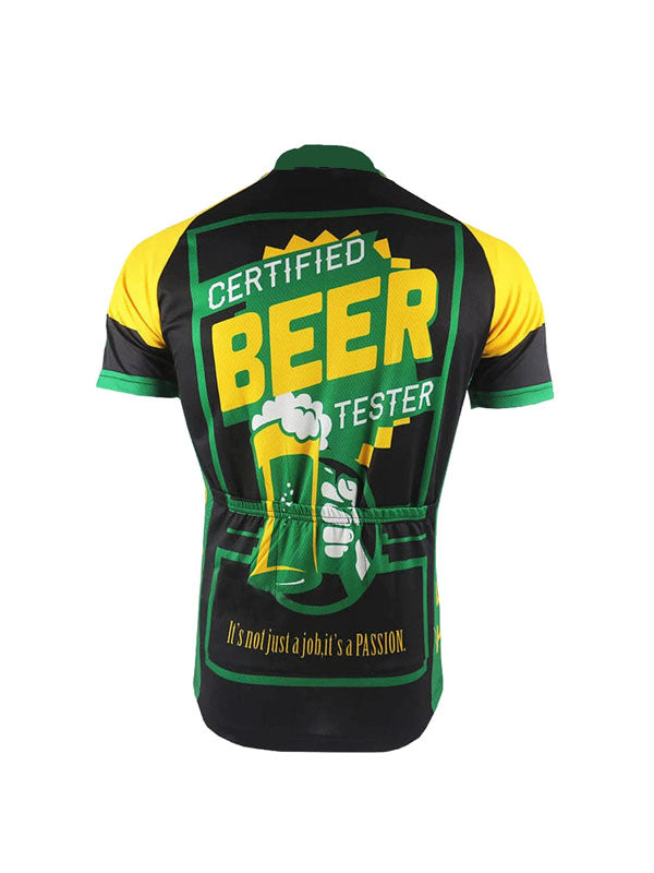 Certified Beer Tester Short Sleeve Cycling Jersey 2