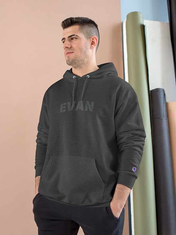 Champion Hoodie in Charcoal Heather Color 2