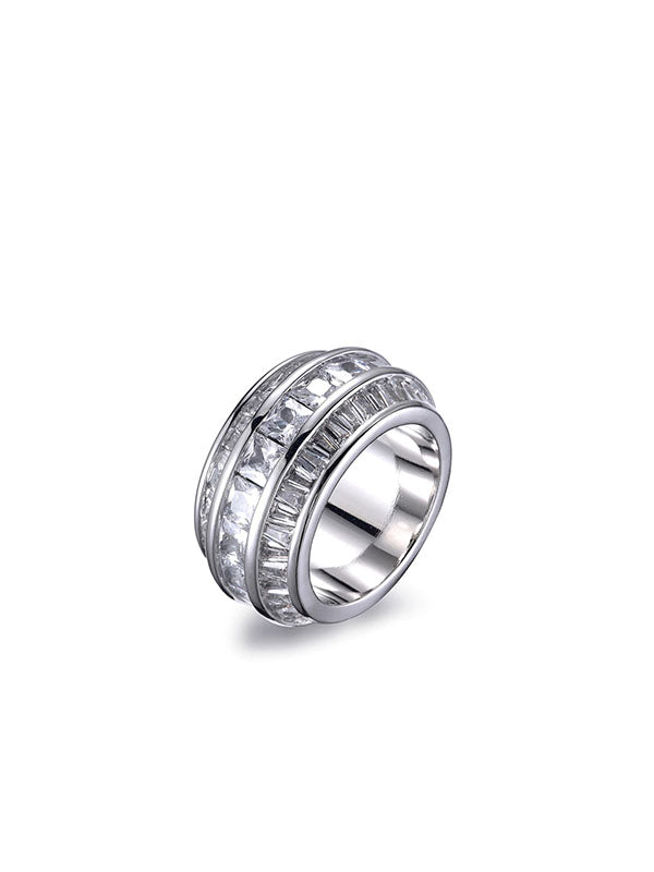 Chunky Ring in Silver Color