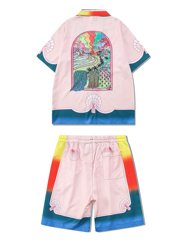 Colorful Day Shirt & Shorts Set 2