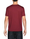 Determinant Super Soft T-Shirt in Burgundy Color 4