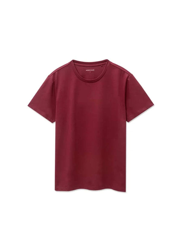 Determinant Super Soft T-Shirt in Burgundy Color 5