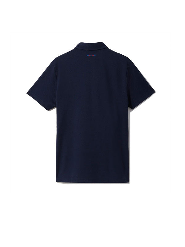 Determinant x FC Barcelona Regal Pique Polo Navy Shirt 2