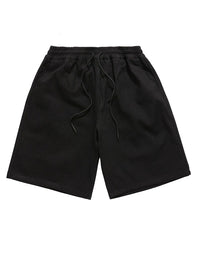 Embroidered Magic Declaration Shorts in Black Color 4
