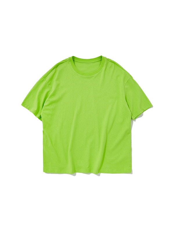 Flourescent Green Basic Oversized T-Shirt