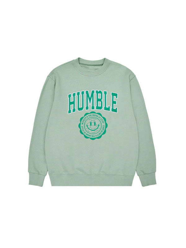 Green Humble Embroidered Sweater
