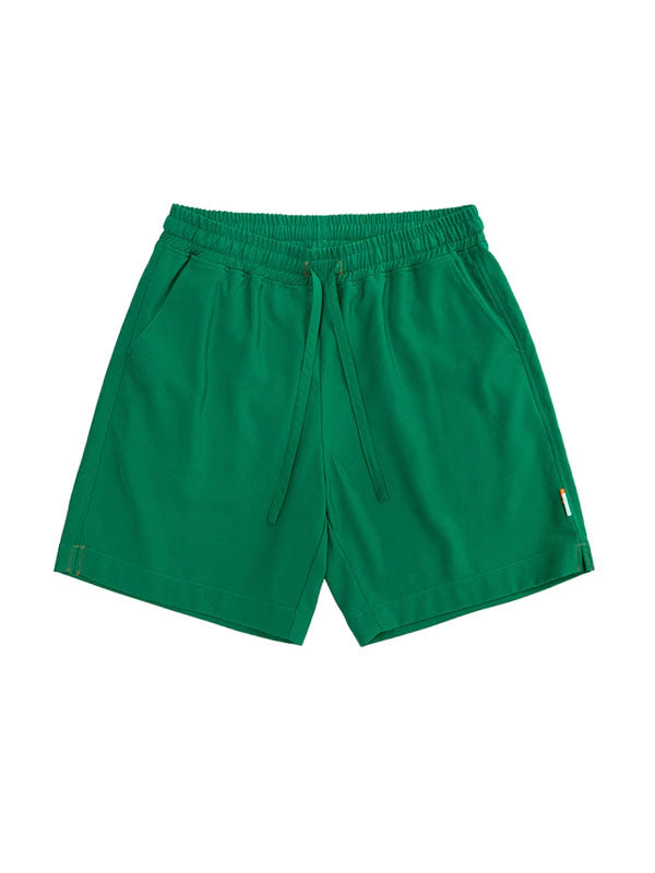 Green Nylon Shorts