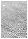 Grey Oversized Linen Short Sleeve Shirt 7