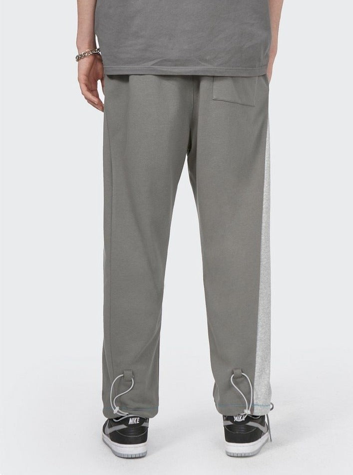 Charcoal with Light Grey Panel Sweatpants 3