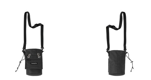 Houndstooth Bucket Bag in Black Color 2