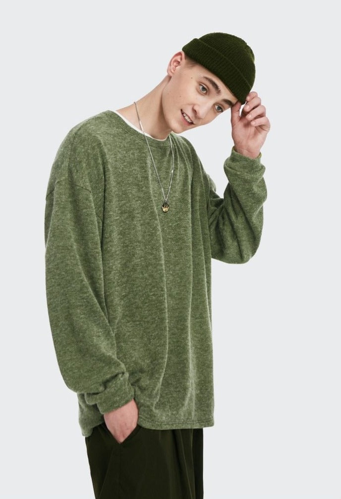 Green Long Sleeve T-Shirt 7
