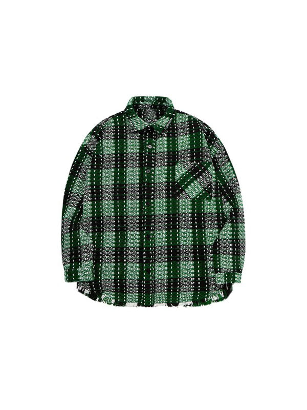 Heavyweight Checkered Green Shirt