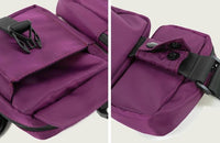 "Don't Hate Your Enemies" Crossbody Bag in Purple Color 7
