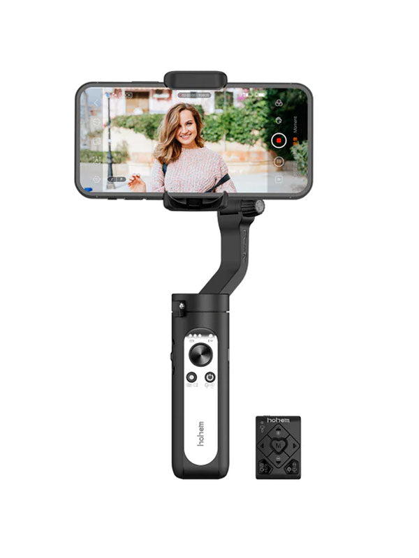 Hohem iSteady X2 3-Axis Palm Smartphone Gimbal with Remote in Black Color