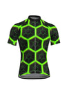 Honeycomb Conjecture Print Short Sleeve Cycling Jersey