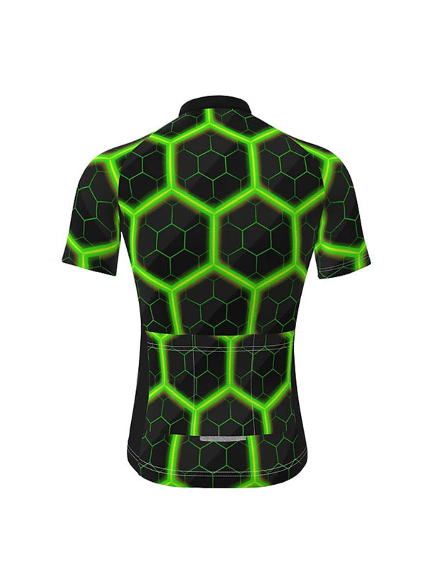 Honeycomb Conjecture Print Short Sleeve Cycling Jersey 2