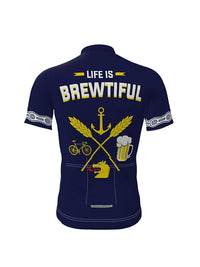 Life is Brewtiful Short Sleeve Cycling Jersey 2