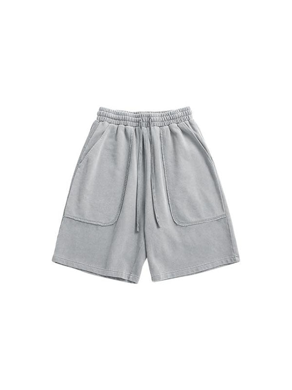 Light Grey Shorts with Large Pocket 5