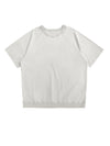 Cream Grey Thick Oversized Drop Shoulder T-Shirt