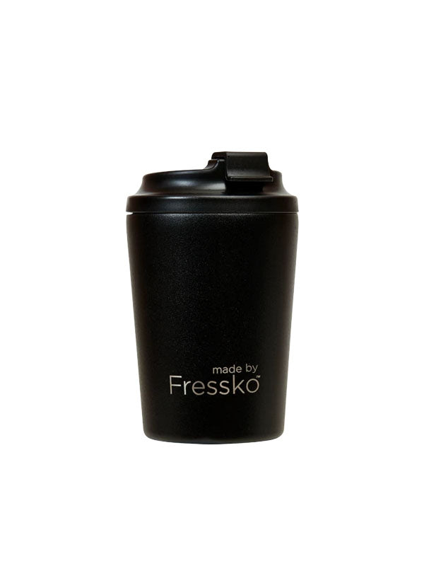 Made by Fressko Bino Sustainable Reusable Coffee Cup in Coal Color (8 Oz)Made by Fressko Bino Sustainable Reusable Coffee Cup in Coal Color (8 Oz) 2