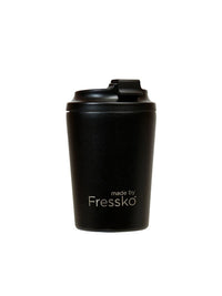 Made by Fressko Bino Sustainable Reusable Coffee Cup in Coal Color (8 Oz)Made by Fressko Bino Sustainable Reusable Coffee Cup in Coal Color (8 Oz) 2