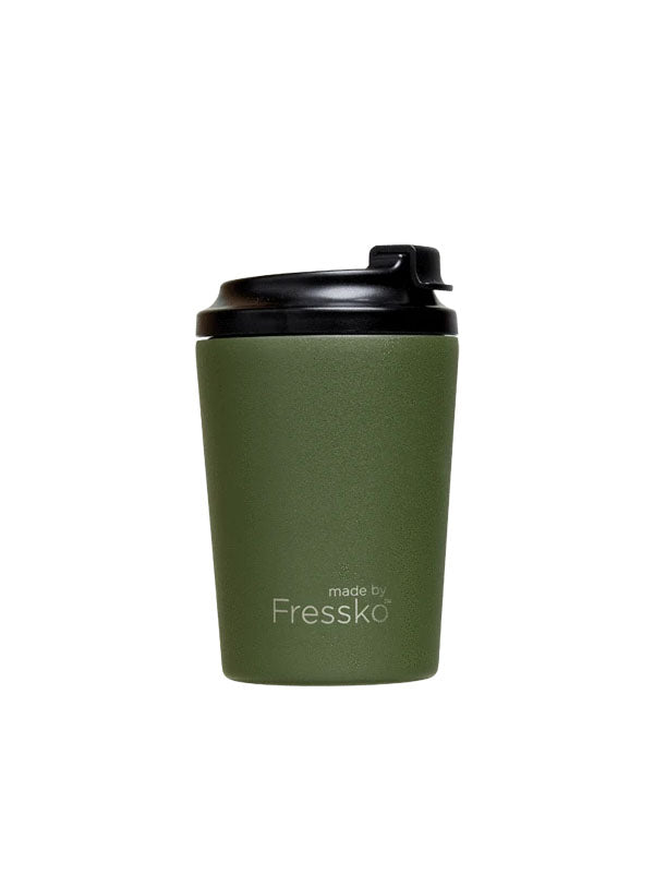 Made by Fressko Bino Sustainable Reusable Coffee Cup in Khaki Color (8 Oz) 3