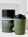 Made by Fressko Bino Sustainable Reusable Coffee Cup in Khaki Color (8 Oz)