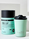 Made by Fressko Bino Sustainable Reusable Coffee Cup in Minti Color (8 Oz).