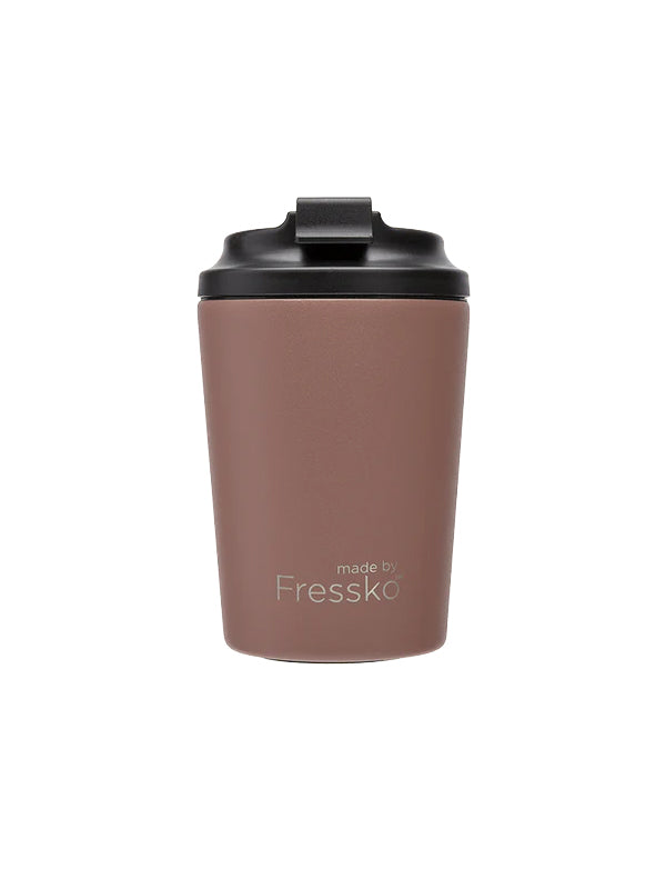 Made by Fressko Bino Sustainable Reusable Coffee Cup in Tuscan Color (8 Oz) 2