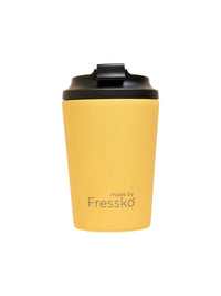 Made by Fressko Camino Sustainable Reusable Coffee Cup in Canary Color (12 Oz)