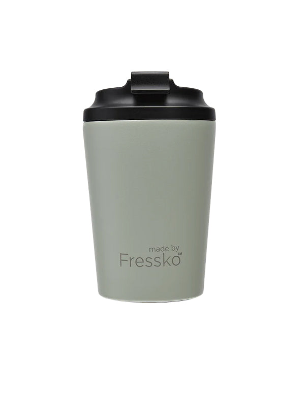 Made by Fressko Camino Sustainable Reusable Coffee Cup in Sage Color (12 Oz) 2