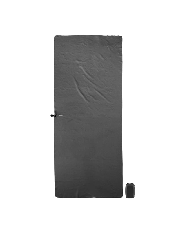 Matador NanoDry Packable Shower Towel Large in Black Granite Color 5