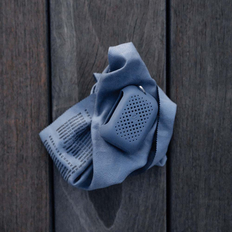 Matador NanoDry Packable Shower Towel Small in Slate Blue Color 3