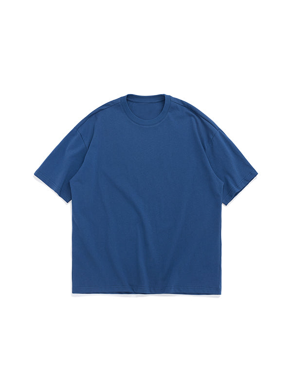 Mid Blue Basic Oversized T-Shirt