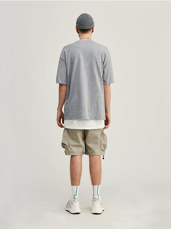 Mid Grey Basic Oversized T-Shirt 4