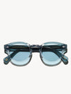 Moscot Lemtosh Sun Sunglasses In Light Blue Grey Color 2