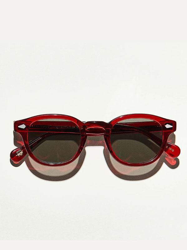 Moscot Lemtosh Sun Sunglasses In Ruby Color 2