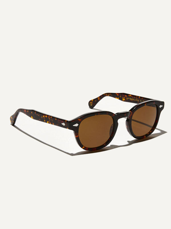 Moscot Lemtosh Sun Sunglasses In Tortoise with Cosmitan Brown Lens Color