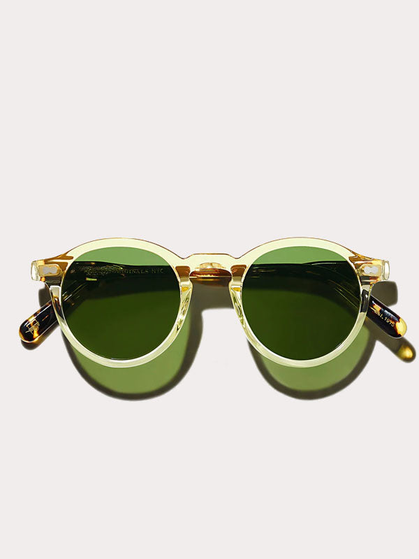 Moscot Miltzen Sun Sunglasses in Citron/Tortoise Color 2