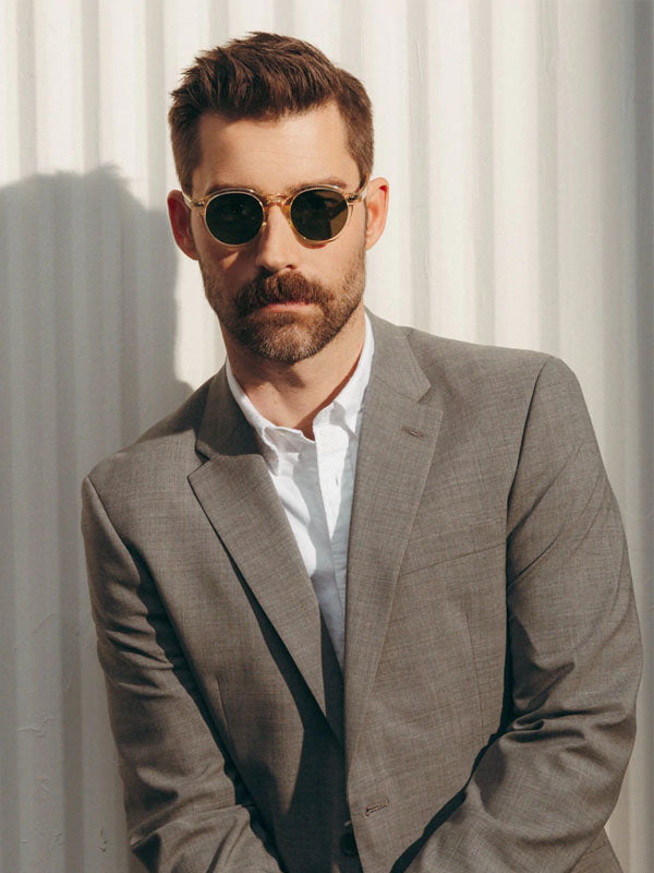 Moscot Miltzen Sun Sunglasses in Flesh Color