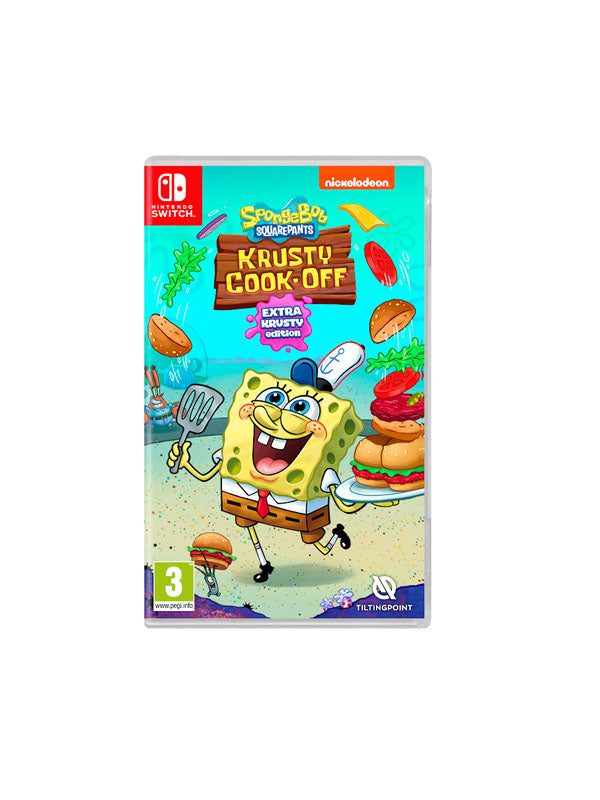 Nintendo Switch Spongebob Squarepants Krusty Cook-Off - Extra Krusty Edition