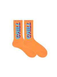 Orange Chill Socks