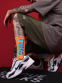 Orange Chill Socks 3