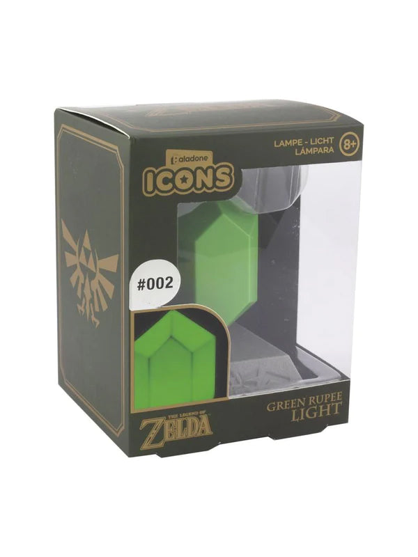 Paladone Zelda Green Rupee Icon Light V3 3
