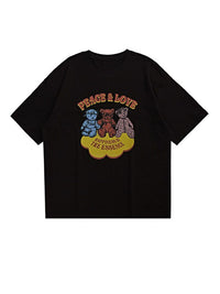 Peace and Love Bears T-Shirt 2