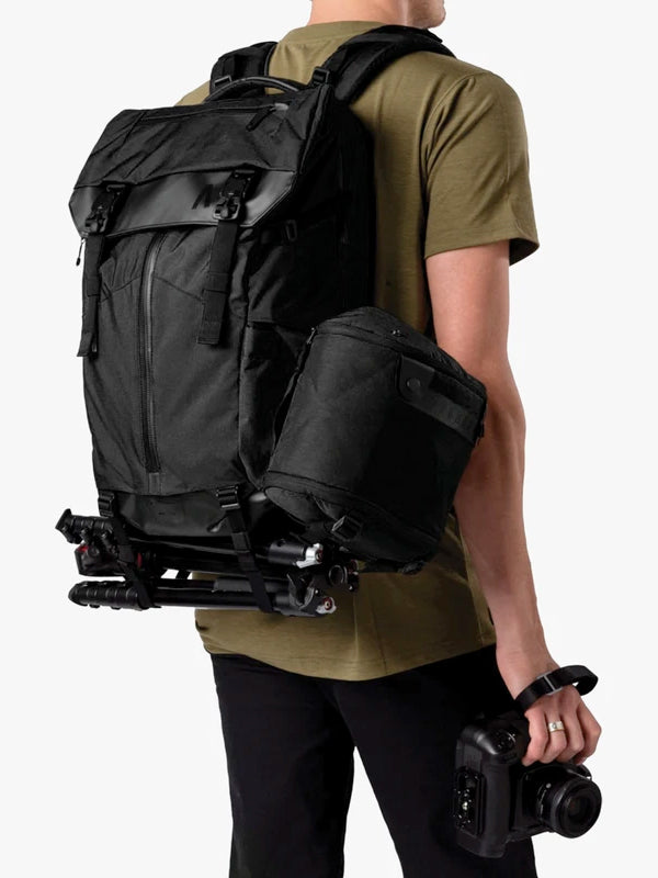 Prima System Modular Travel Backpack in Obsidian Black Color 8