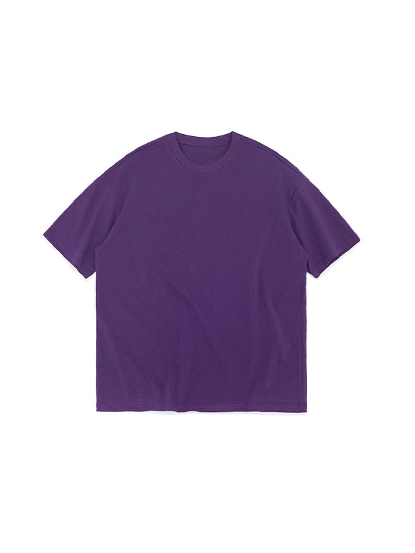 Purple Basic Oversized T-Shirt
