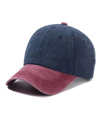 Red Blue Two Tone Color Cap 2