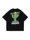 "Represent" Dope Cactus T-shirt in Black Color