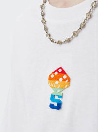 S Dice Embroidered T-Shirt 5